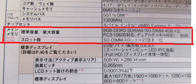 メモリーの選び方 パソコン生 なま 情報 トドロキ